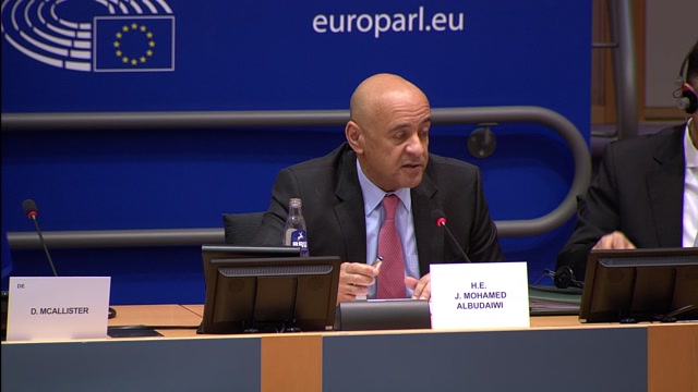 Exchange of views with H.E. Jasem Mohamed ALBUDAIWI, Secretary-General of the Cooperation Council for the Arab States of the Gulf (GCC): closing statements by Jasem Mohamed ALBUDAIWI, Secretary-General of the GCC